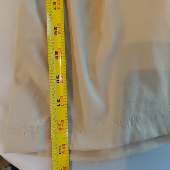 Duluth Trading Dry On The Fly Convertible Pants 10 X 33 Beige Khaki 56958 Hiking - Picture 7 of 12